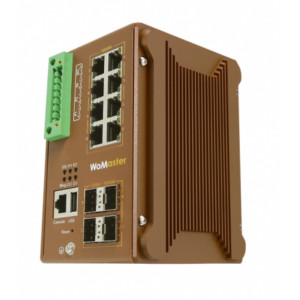 WoMaster DS612 Industrial 8G+4GF L3 Managed Switch